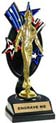 Trophy: Triple Star Backdrop [red-white-blue]