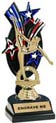 Trophy: Triple Star Backdrop [red-white-blue]