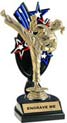 Trophy: Triple Star Backdrop [red-white-blue]