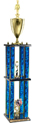 Trophy: Interchangeable column 4-Post w/ Trim