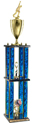 Trophy: Interchangeable column 4-Post w/ Trim