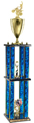 Trophy: Interchangeable column 4-Post w/ Trim