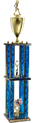 Trophy: Interchangeable column 4-Post w/ Trim
