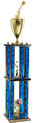 Trophy: Interchangeable column 4-Post w/ Trim