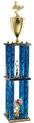 Trophy: Interchangeable column 4-Post w/ Trim