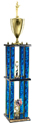 Trophy: Interchangeable column 4-Post w/ Trim