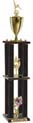 Trophy: Wood 4-Post w/ Trim