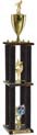 Trophy: Wood 4-Post w/ Trim