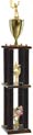 Trophy: Wood 4-Post w/ Trim