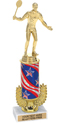 12 inch Gold Wreath Riser Trophy on Marble Base