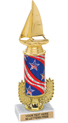 Trophy: Interchangeable column w/ wreath riser