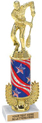 12 inch Gold Wreath Riser Trophy on Marble Base