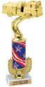 Trophy: Interchangeable column w/ wreath riser