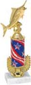 Trophy: Interchangeable column w/ wreath riser