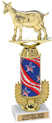 Trophy: Interchangeable column w/ wreath riser