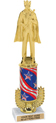 Trophy: Interchangeable column w/ wreath riser
