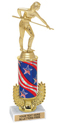 Trophy: Interchangeable column w/ wreath riser