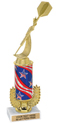 Trophy: Interchangeable column w/ wreath riser