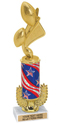 Trophy: Interchangeable column w/ wreath riser