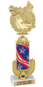 Trophy: Interchangeable column w/ wreath riser