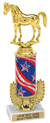 Trophy: Interchangeable column w/ wreath riser