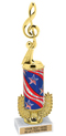 Trophy: Interchangeable column w/ wreath riser