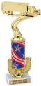 Trophy: Interchangeable column w/ wreath riser