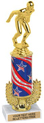 Trophy: Interchangeable column w/ wreath riser