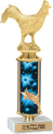 11 inch Shooting Star Column Riser Trophy