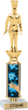11 inch Shooting Star Column Riser Trophy