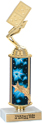 Trophy: w/ Shooting Star Column Riser