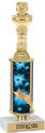 Trophy: w/ Shooting Star Column Riser