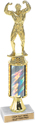 11 inch Gold Stem Riser Trophy on Marble Base