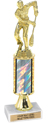 11 inch Gold Stem Riser Trophy on Marble Base
