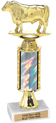 11 inch Gold Stem Riser Trophy on Marble Base