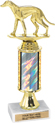 Trophy: Interchangeable column w/ stem riser