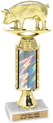 Trophy: Interchangeable column w/ stem riser