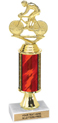 Trophy: Interchangeable column w/ stem riser