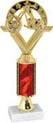 11 inch Gold Stem Riser Trophy on Marble Base