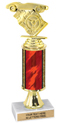 Trophy: Interchangeable column w/ stem riser
