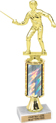 Trophy: Interchangeable column w/ stem riser