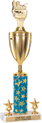 15 inch Trophy with Cup & 2 Trims