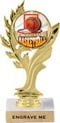 Golden Leaf Color Insert Trophy