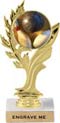 Golden Leaf Color Insert Trophy