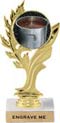 7 inch Golden Leaf Color Insert Trophy