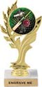 Golden Leaf Color Insert Trophy