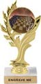 7 inch Golden Leaf Color Insert Trophy