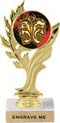 Golden Leaf Color Insert Trophy