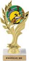 Golden Leaf Color Insert Trophy