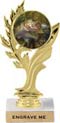 Golden Leaf Color Insert Trophy